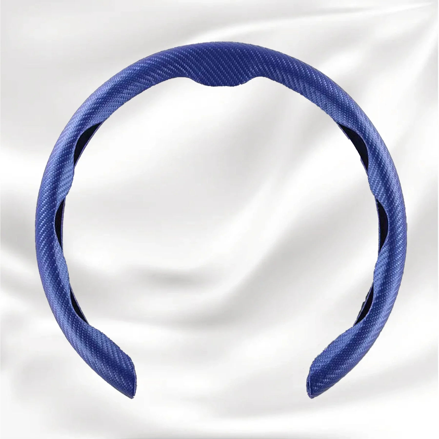 Nexi Customized Car Logo Breathable Ultra-thin 5D Leather & Carbon Car Steering Wheel Cover