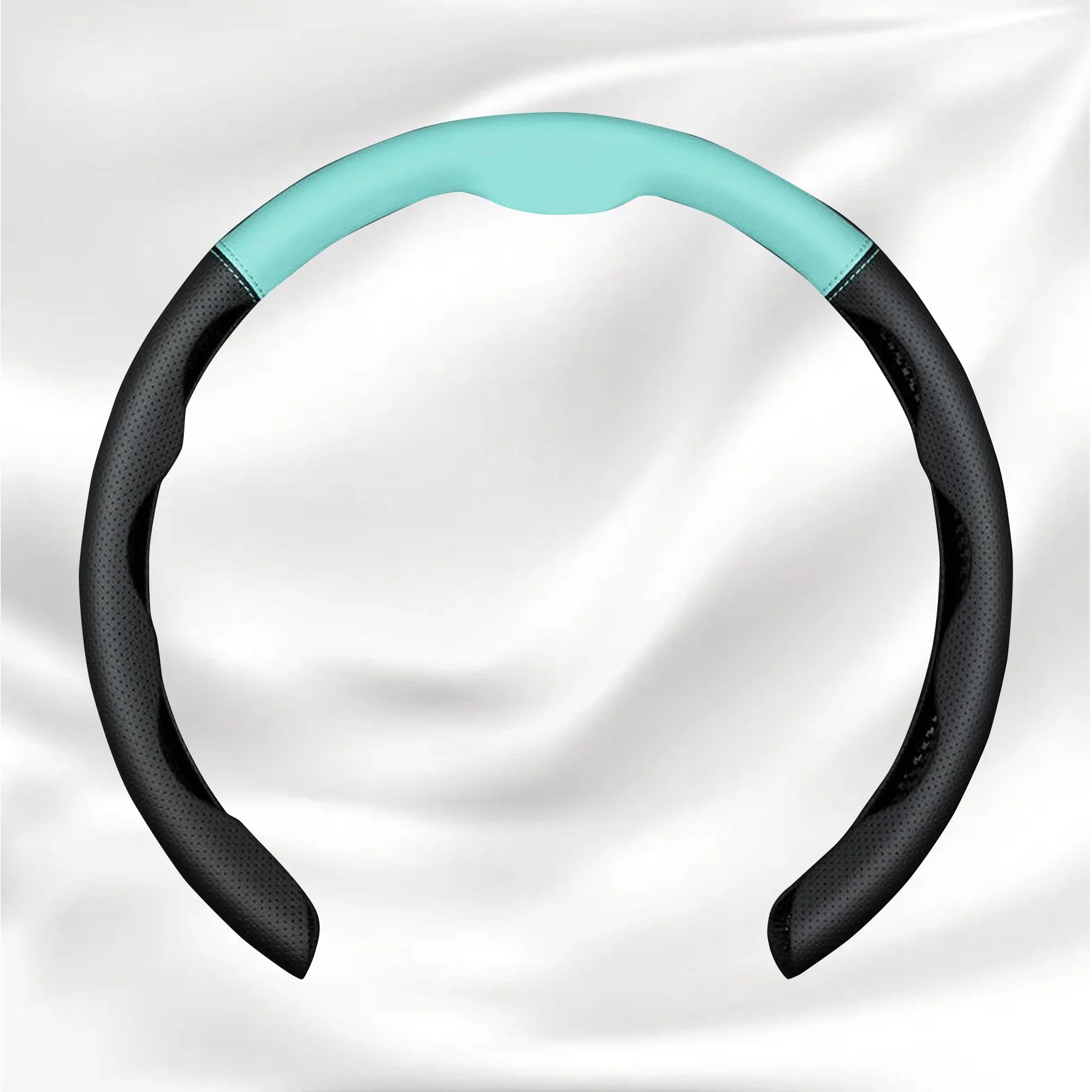 Nexi Customized Car Logo Breathable Ultra-thin 5D Leather & Carbon Car Steering Wheel Cover Universal Fit