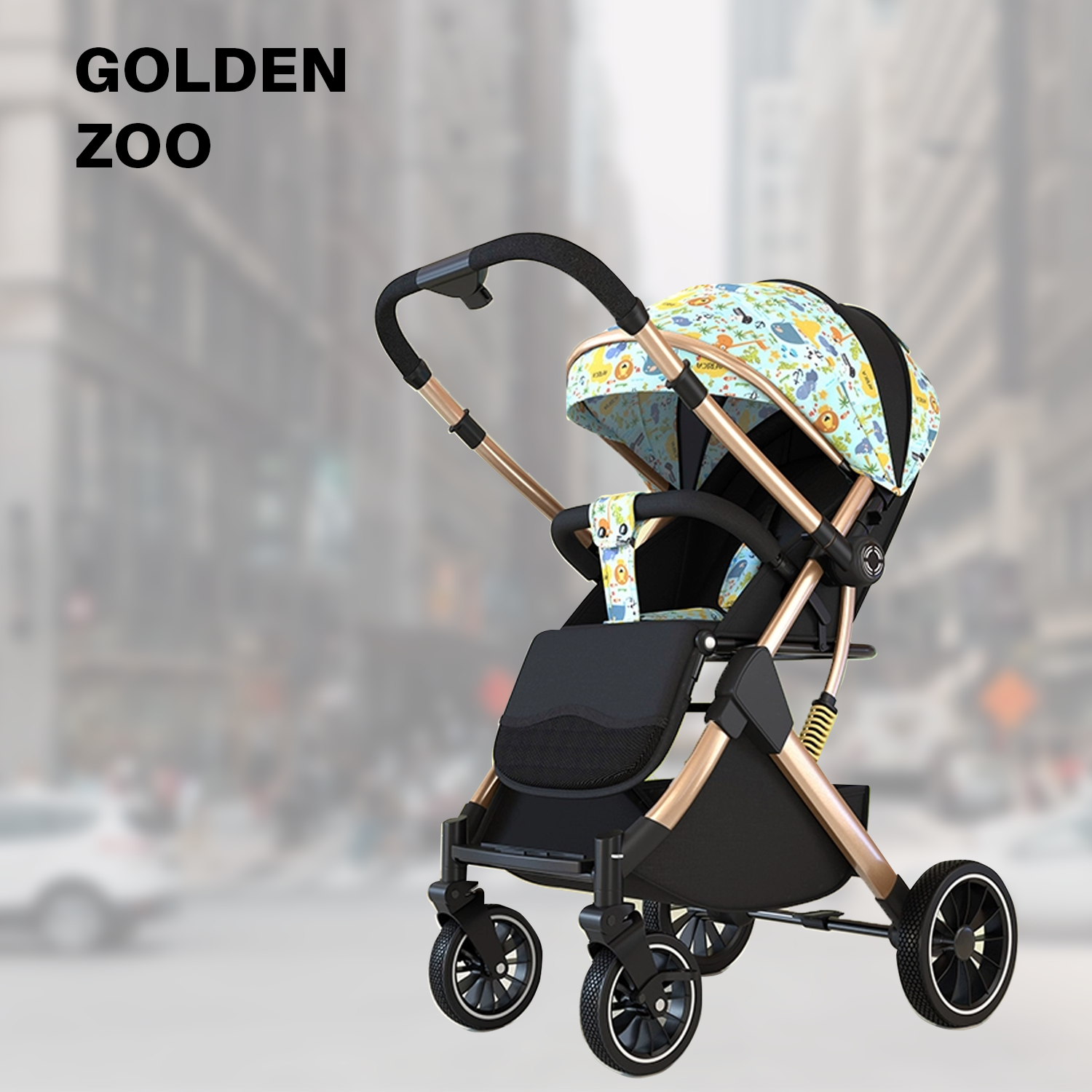 Ultimate Reversible, Breathable, and Foldable Baby Stroller