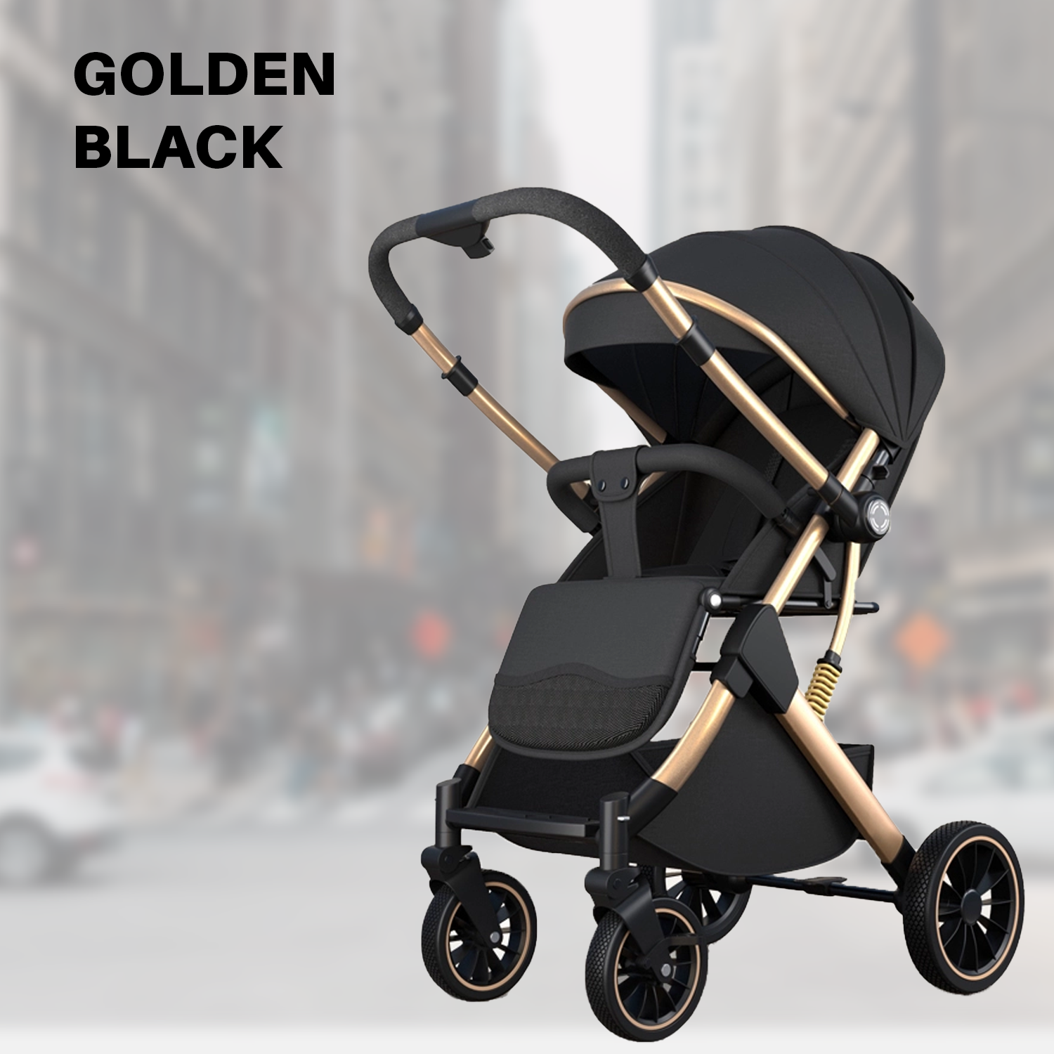Ultimate Reversible, Breathable, and Foldable Baby Stroller