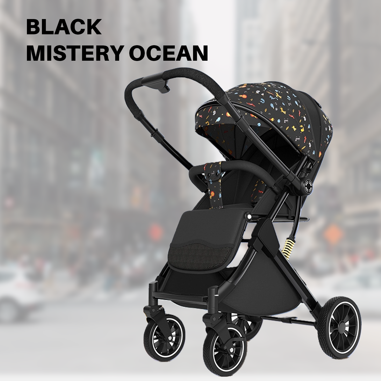 Ultimate Reversible, Breathable, and Foldable Baby Stroller
