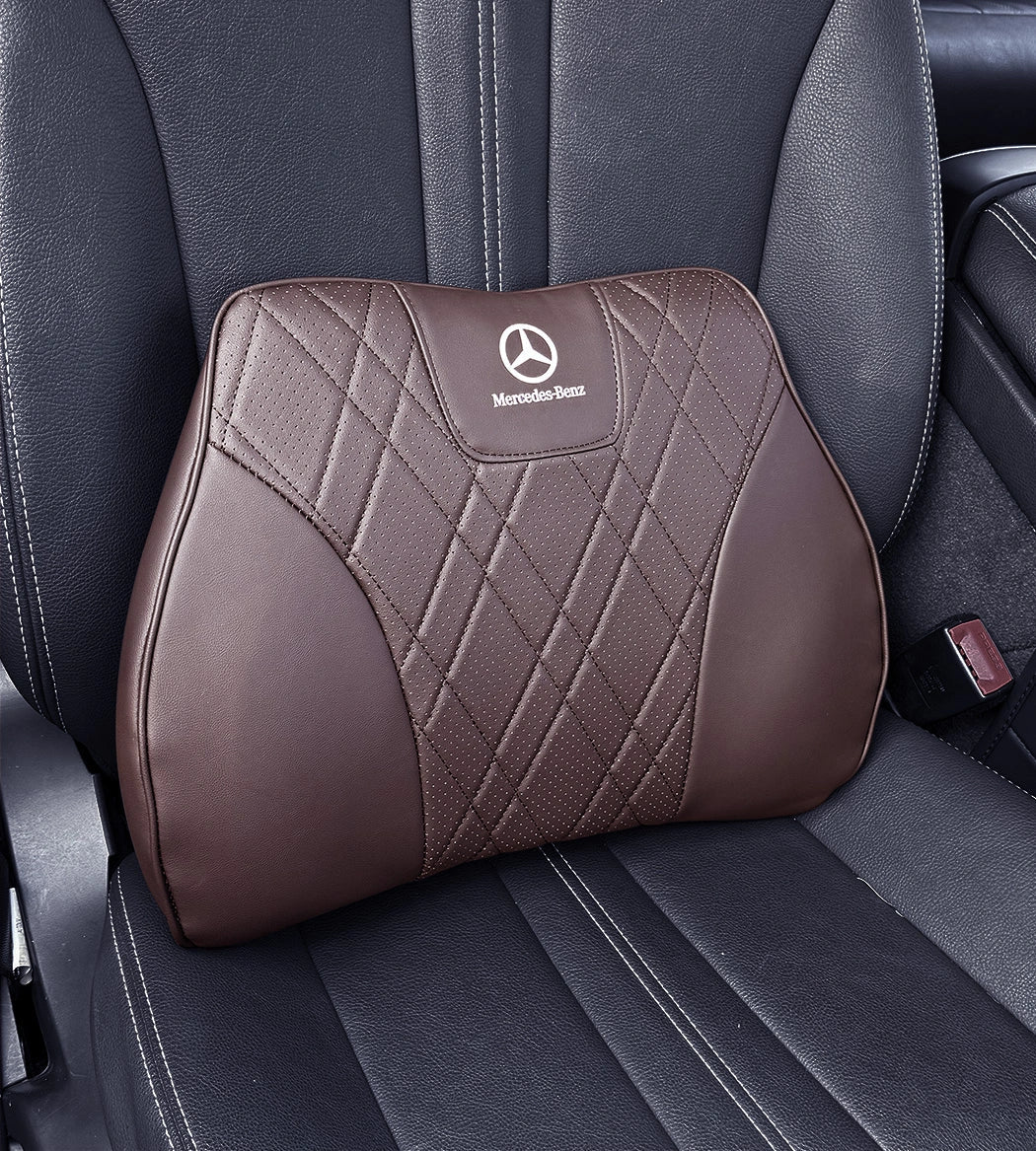 ZenDrive Logo Customizable Breathable Memory Foam Car Seat Cushion – Ergonomic Support & Non-Slip Design