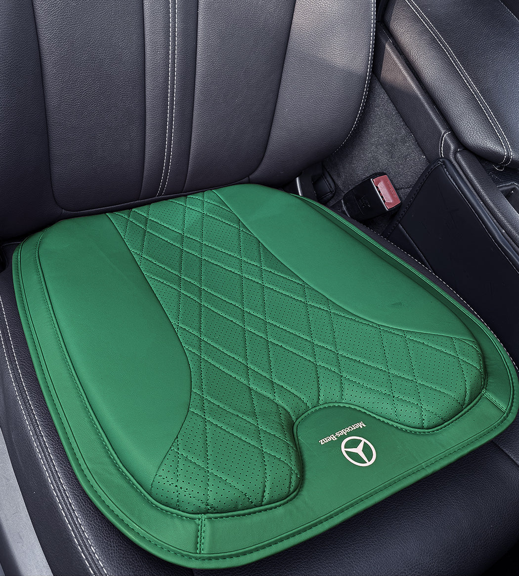 ZenDrive Logo Customizable Breathable Memory Foam Car Seat Cushion – Ergonomic Support & Non-Slip Design