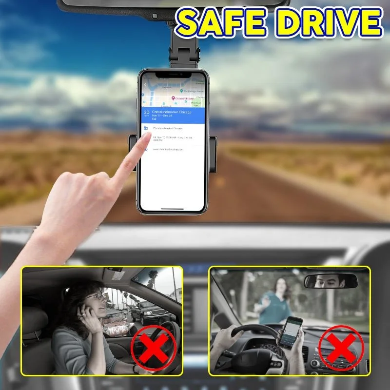 Rearview Phone Holder