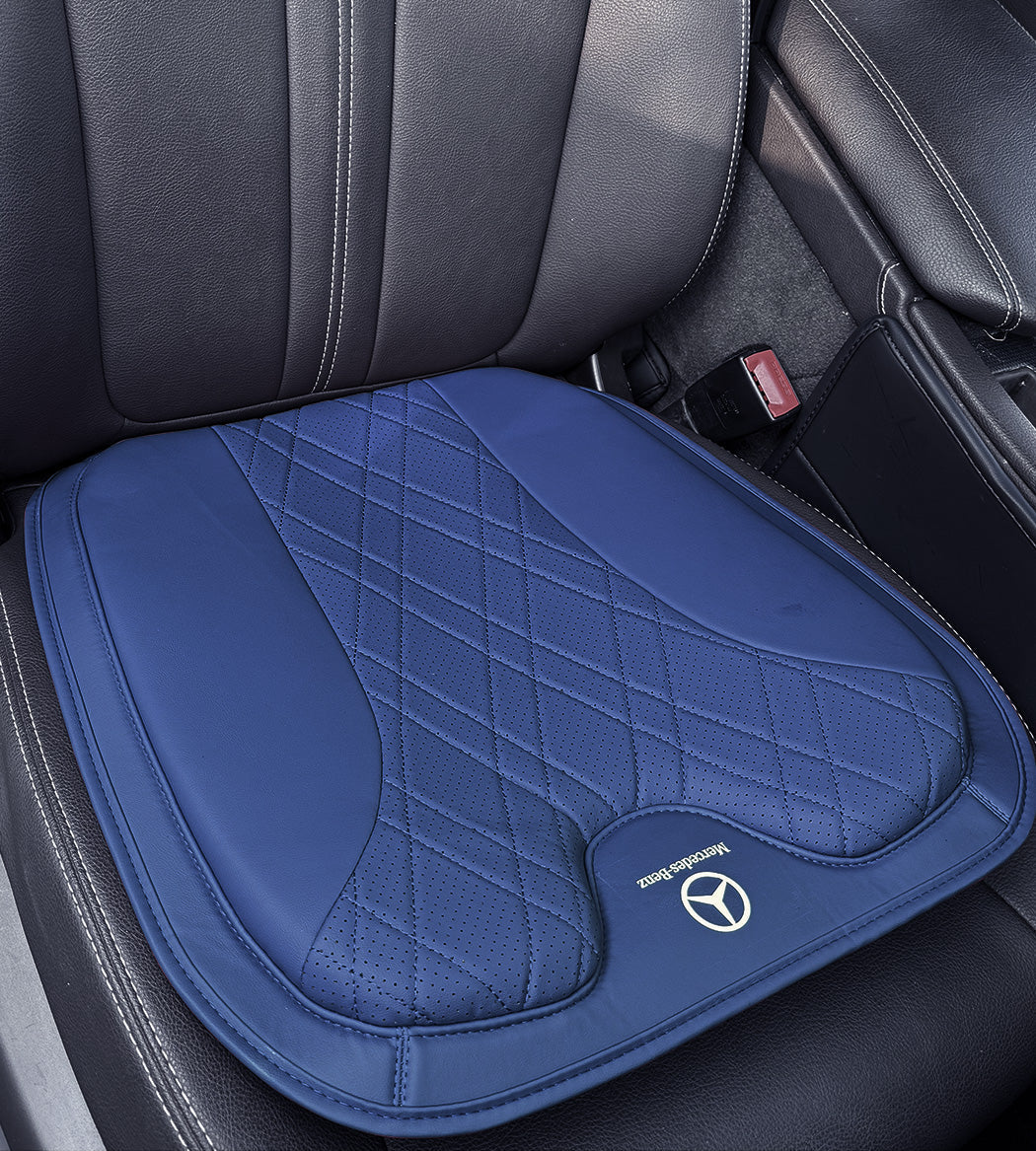 ZenDrive Logo Customizable Breathable Memory Foam Car Seat Cushion – Ergonomic Support & Non-Slip Design