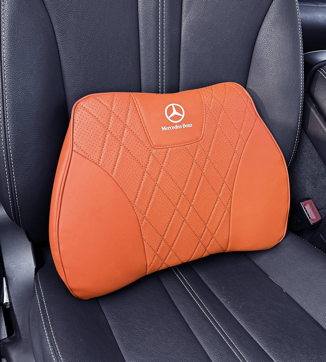 ZenDrive Logo Customizable Breathable Memory Foam Car Seat Cushion – Ergonomic Support & Non-Slip Design
