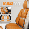 Ace Breathable & Anti-Slip Carseat Cover Orange Beige / 2 Seats