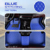Alexcar Elvie 2023 Heavy Duty Universal Fit Floor Mats For Cars Suvs And Trucks Blue / 2 Seats