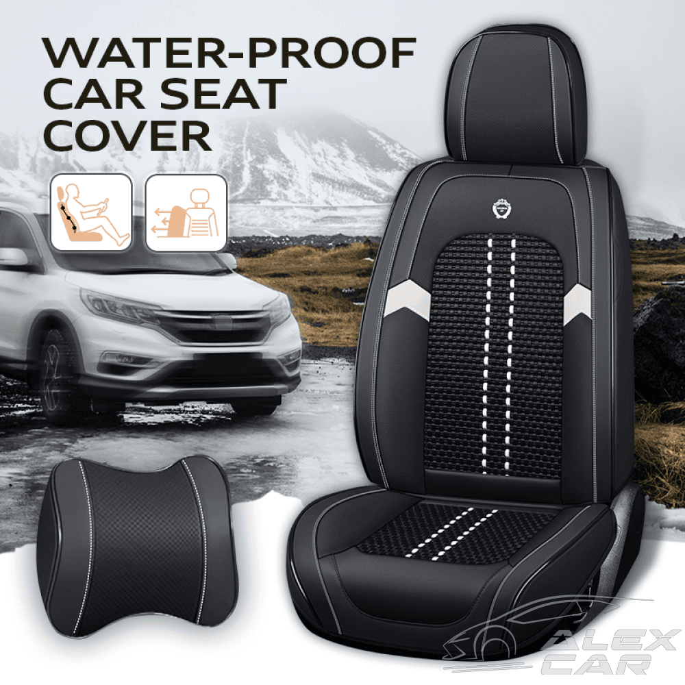 Alexcar Nox 2023 Full Set Universal Breathable Waterproof Vehicle Leather Cover For Cars Suv Black