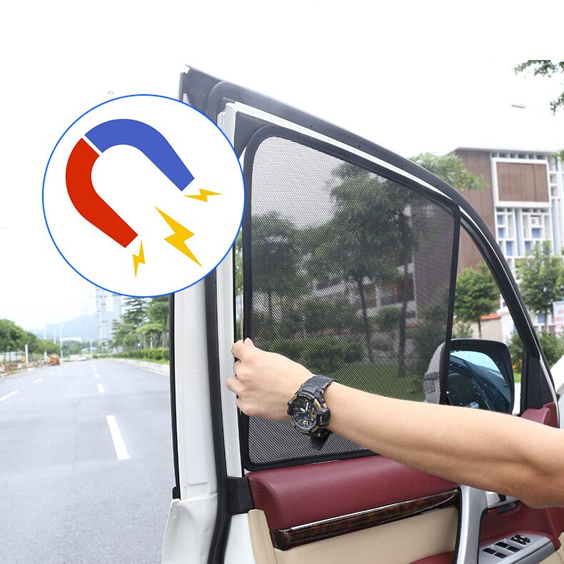 Custom Car Side Magnetic Window Sunshade Curtain