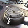 Solar-Powered Spinning Aromatherapy Diffuser Car Air Freshener