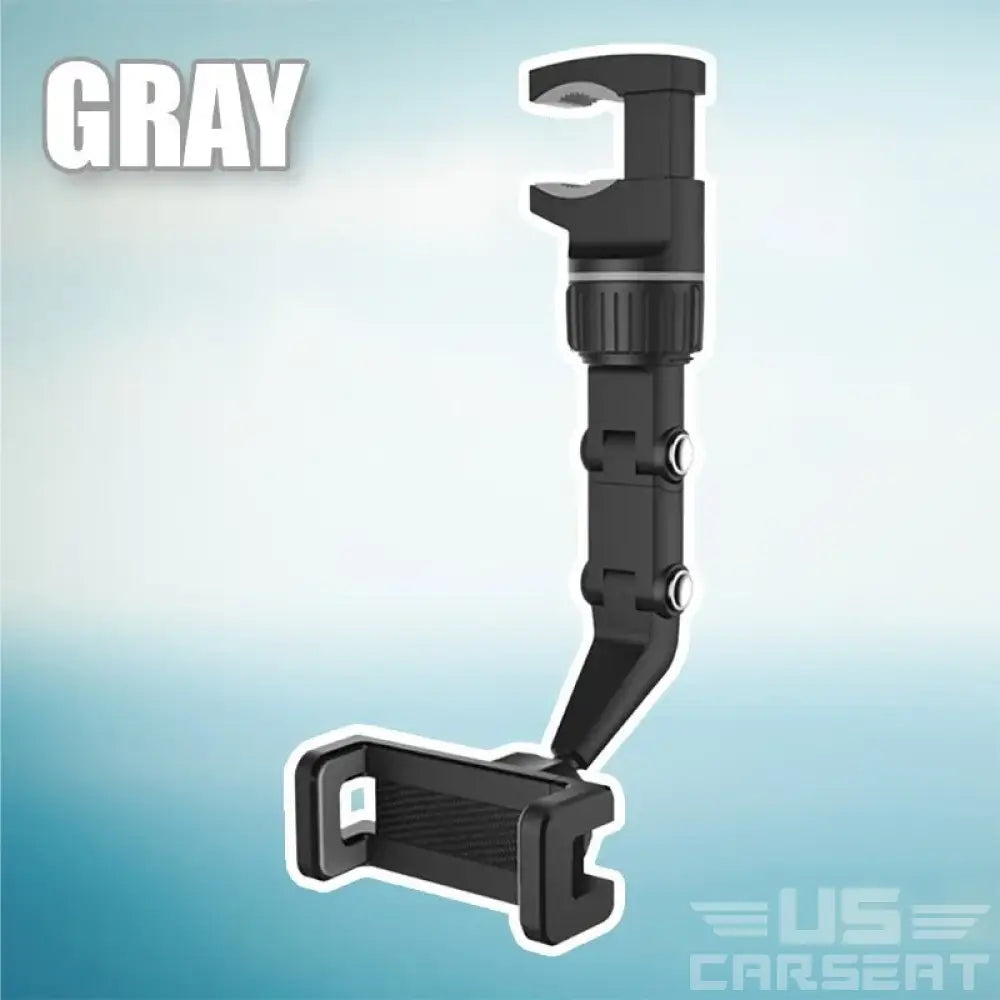 Rearview Phone Holder Gray